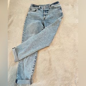 H&M high waisted mom jean
